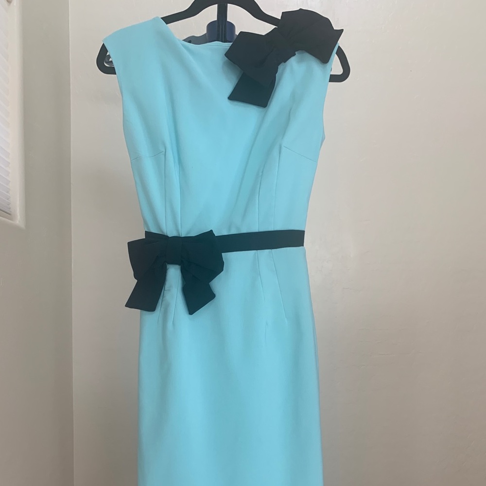 Miss Hussy Baby Blue Pencil Dress Gem